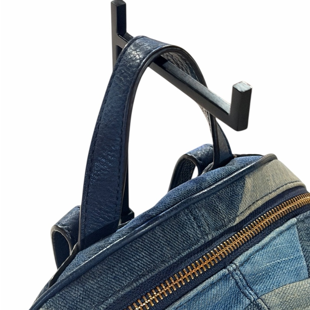 Michael Kors Denim Patchwork Backpack - image 7